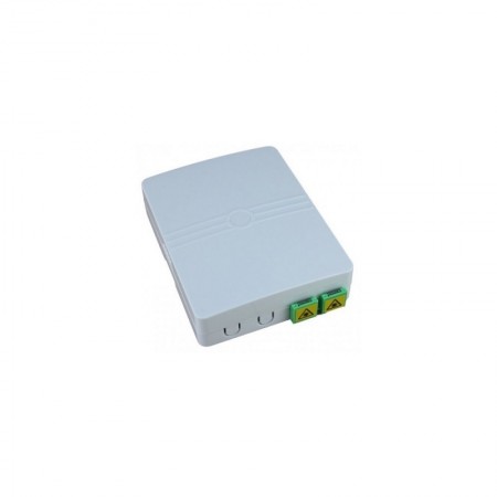 Caja de superficie de fibra óptica con 2 adaptadores SC/APC Simplex