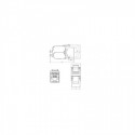 Modulo hembra RJ45 Cat 6A FTP tipo Keystone Lapara Networking