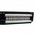 Patch panel rack  2U,  48 x RJ45 Cat 5e