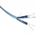 Bobina cable Cat6A  U/FTP LSOH 500m Azul hielo CPR Class DCA Excel