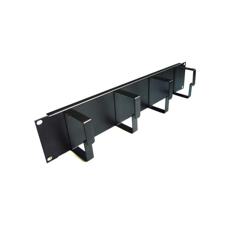 Panel Pasacable Rack 19 2U 4 bocas vertical