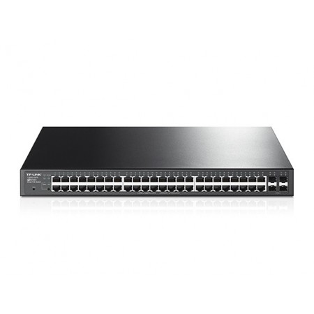 Switch Tp-Link 48 puertos JetStream Gigabit PoE+ 10/100/1000 con 4 SFP