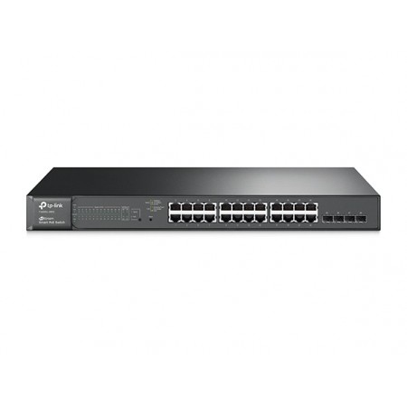 Switch Tp-Link 24 puertos Smart Gigabit PoE+ con 4 SFP JetSteam