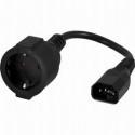 Cable Adaptador Schuko (h) a IEC C14 20 cm