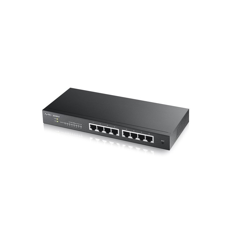 Switch Zyxel Gestionable 8 puertos Gigabit Ethernet 10-100-1000