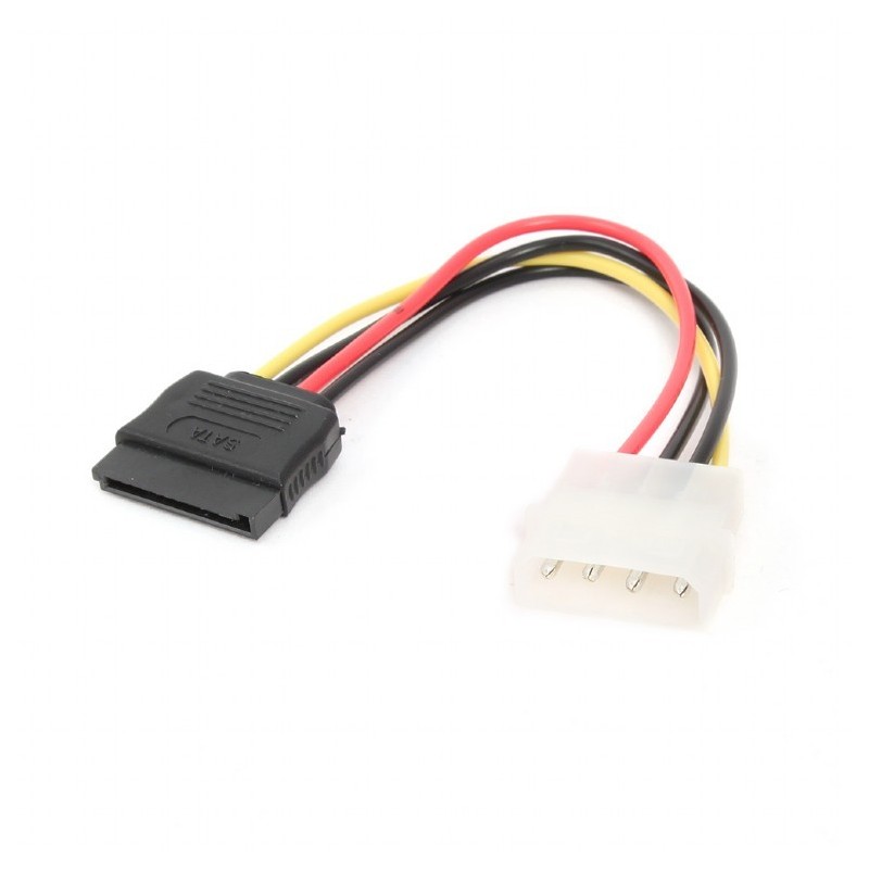 Cable Alimentación Molex 4 pin (m) a SATA (m) 15 cm