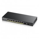 Switch Zyxel PoE Gestionado inteligente GbE 8 puertos con enlace ascendente