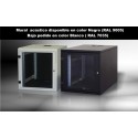 Armario rack 19 acustico (insonorizado), 12U 600 x 800 negro