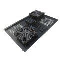 Unidad ventiladores bajo ruido para rack, 2 x ventiladores techo