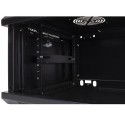 Rack mural 9U, 600 x 600,  Color Negro Lapara Networking