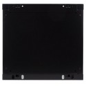 Rack mural 9U, 600 x 600,  Color Negro Lapara Networking