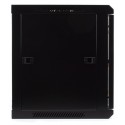 Rack mural 9U, 600 x 600,  Color Negro Lapara Networking