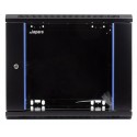 Rack mural 9U, 600 x 600,  Color Negro Lapara Networking