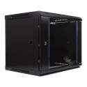 Rack mural 9U, 600 x 600,  Color Negro Lapara Networking