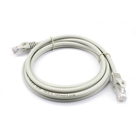 Latiguillo de red 1m Cat 6 UTP LSZH 24 AWG Gris Lapara Networking