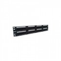 Patch panel rack  2U,  48 x RJ45 Cat 5e