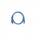 Latiguillo RJ45 Cat6 UTP 0.5m azul