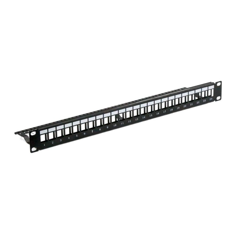 Patch panel vacio rack 1U 24 x Modulos Keystone Lapara